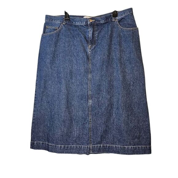 C.J Banks cotton denim skirt. Size 18W. - Picture 1 of 5